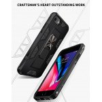 Wholesale iPhone SE 2020 / 8 / 7 Military Grade Armor Protection Stand Magnetic Feature Case (Black)